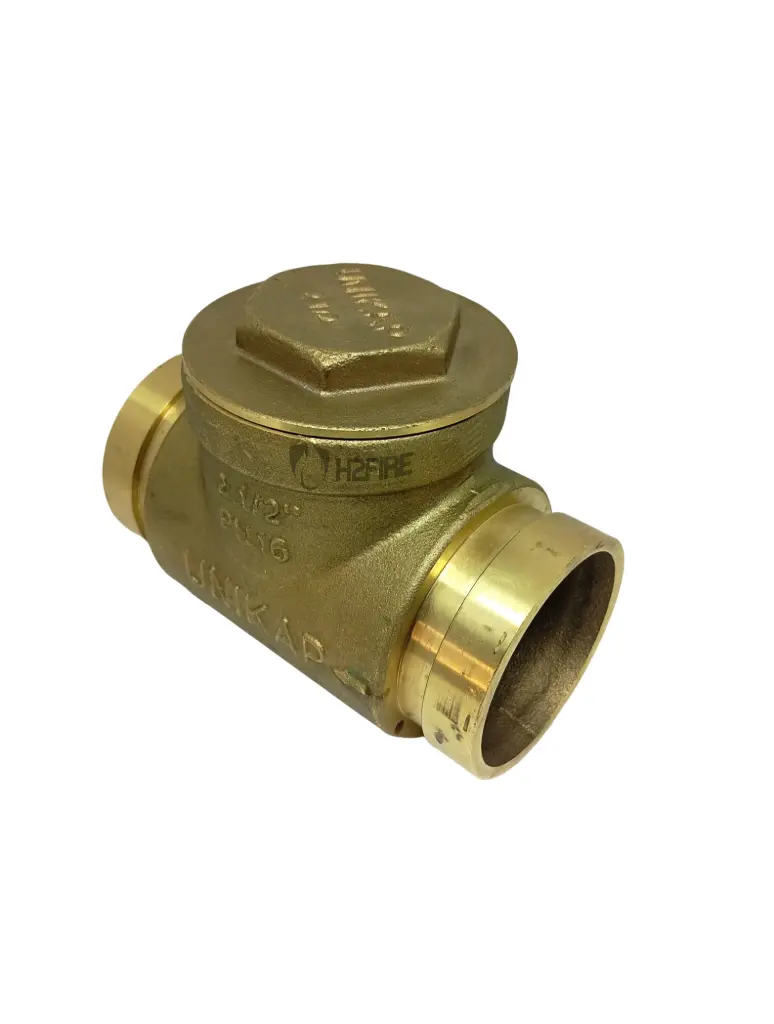 VÁLVULA DE RETENCÃO HORIZONTAL METAL RANHURADO 2 1/2"