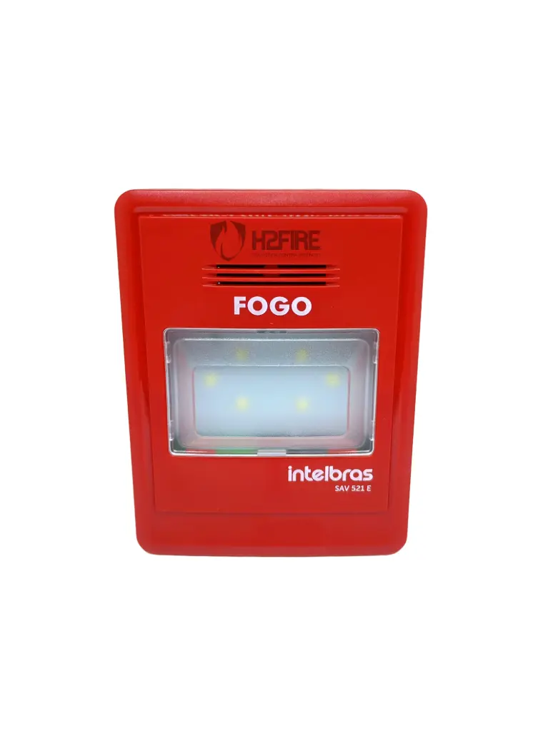 SINALIZADOR AUDIOVISUAL ENDEREÇÁVEL SAV-521E - INTELBRAS