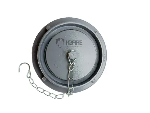 TAMPÃO STORZ CEGO COM CORRENTE 1 1/2" ALUMÍNIO